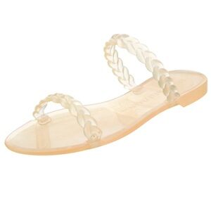 Stuart Weitzman Braida Sawyer Jelly Sandals – Size 8